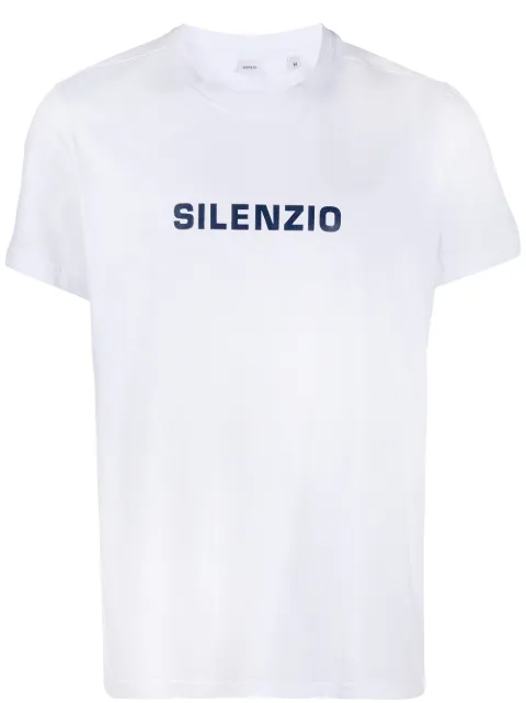 ASPESI logo t-shirt White AY27A335