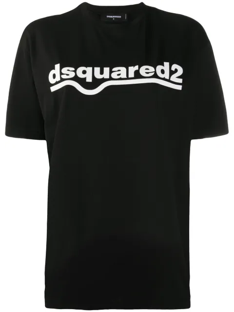 DSQUARED2 logo-print T-shirt Black S75GD0141S22427