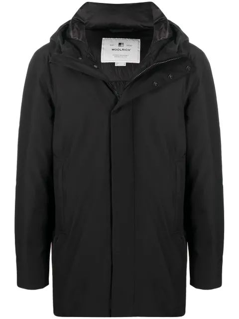 Woolrich gore-tex hooded coat Black WOOU0253MRUT2345