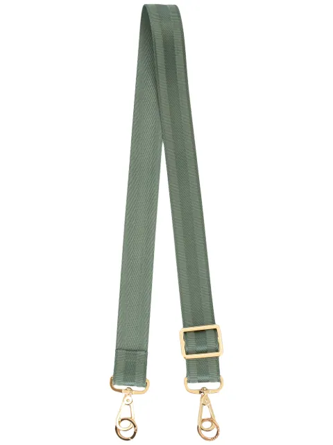 0711 stripe shoulder strap Green STRP0034