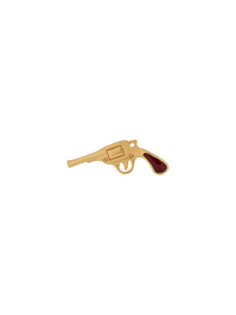 True Rocks pistol stud Gold GOLDREDPISTOLSTUDEARRING