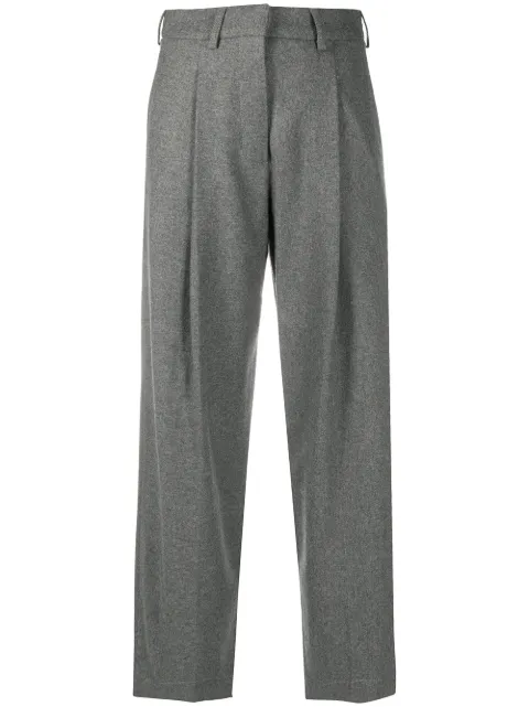 Jejia high-waisted cropped trousers Grey 2939J2P003205501