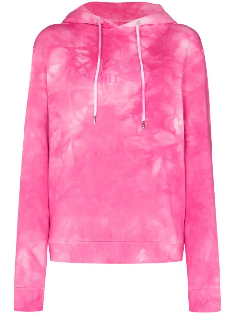 Rabanne Lose Yourself tie-dye hoodie Pink 21PJSW029CO0392