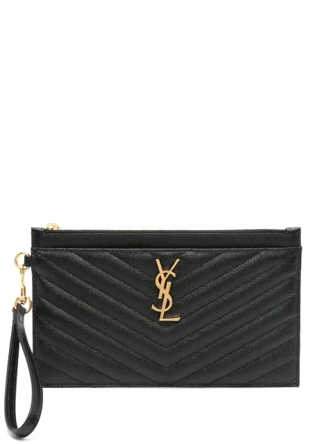 Saint Laurent Cassandre matelassé clutch Black 636313BOW01
