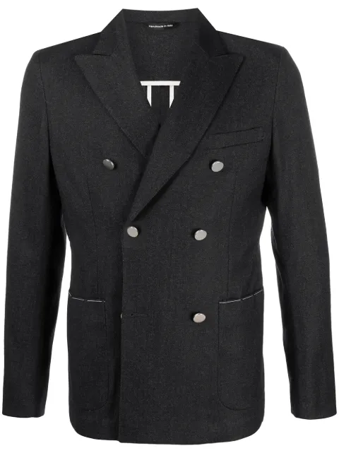 Tonello double-breasted blazer Grey 06GW0507164U