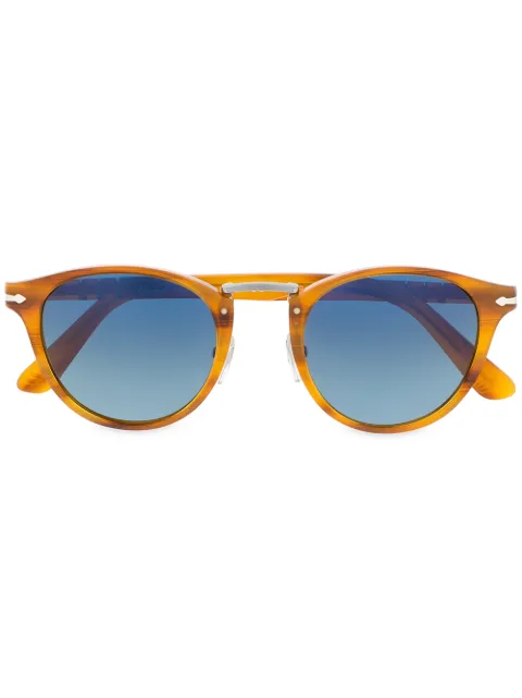 Persol polarised round sunglasses Brown 0PO3108S