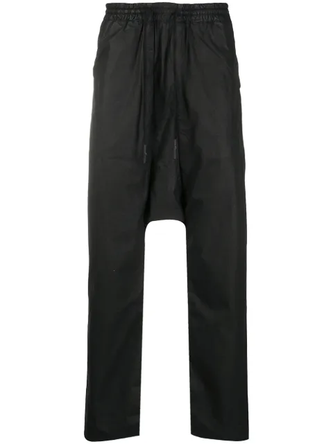 Boris Bidjan Saberi coated track pants Blue P31F1480