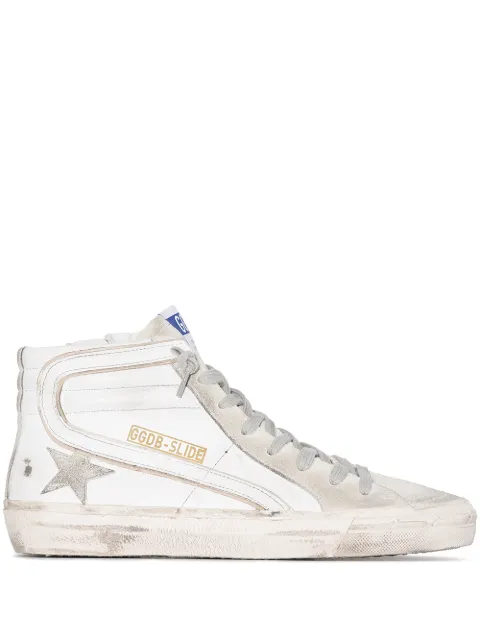 Golden Goose Slide high-top sneakers White GWF00115F000324