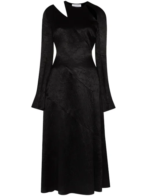 16Arlington Ursina cut-out midi dress Black D114SS21BLK