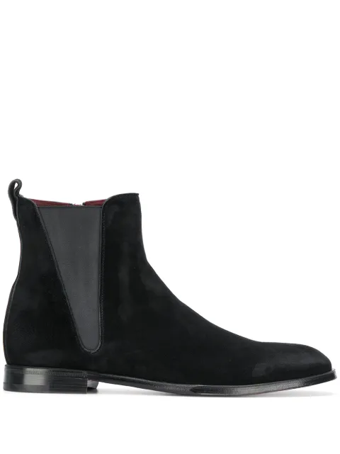 Dolce & Gabbana Giotto suede ankle boots Black A60323AA415