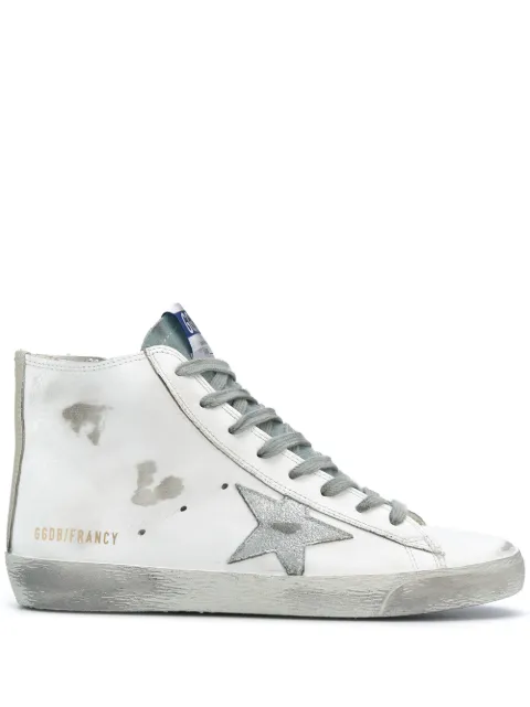 Golden Goose Francy distressed-effect sneakers White GWF00113F000319