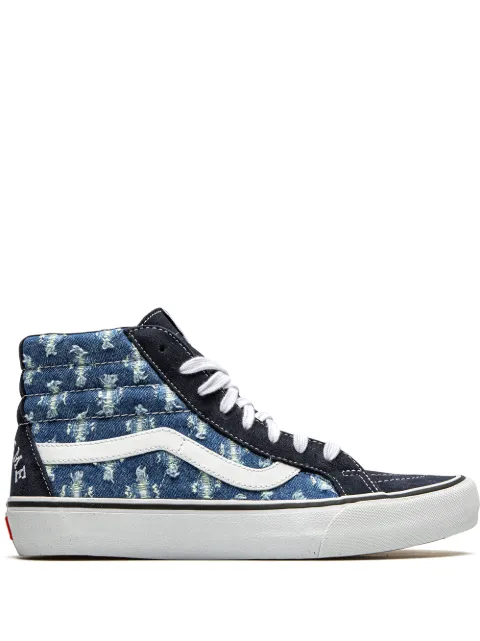 Vans x Supreme Sk8-Hi "Hole Punch Denim - Blue" sneakers Blue VN0A38Z32DD