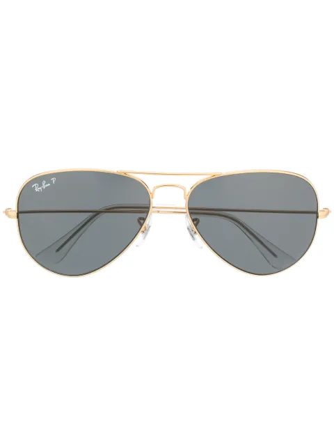 Ray-Ban aviator frame sunglasses Gold 0RB3025