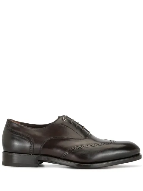 Ferragamo lace-up oxford shoes Brown 732723