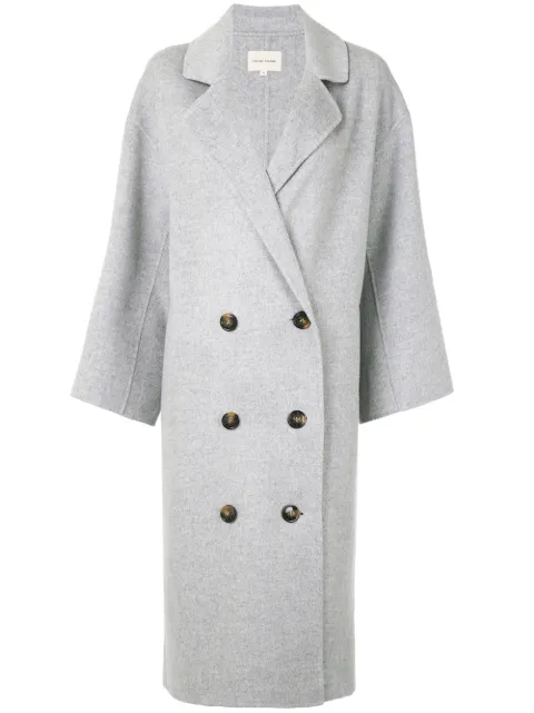 LouLou de Saison Borneo oversized coat Grey BORNEO