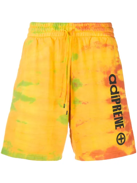 adidas Adiprene tie-dye track shorts Yellow GD6006