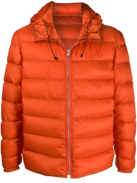 Ten C zipped padded jacket Orange 18CTCUD03103002197