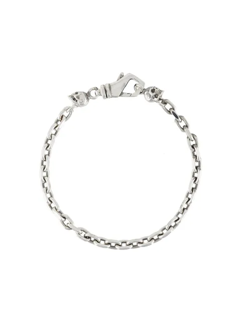 Emanuele Bicocchi skull-charm chain bracelet Silver BAB3