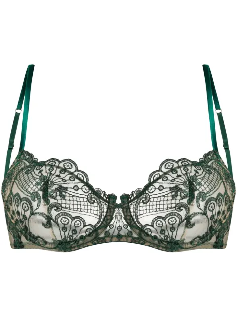 I.D. Sarrieri Midnight Dream balconette bra Green L7427