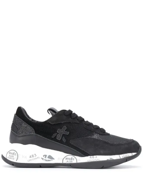 Premiata Scarlett logo low-top sneakers Black SCARLETT