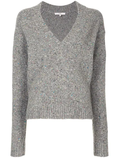 Tibi Eco Tweedy jumper Grey P220ET6074