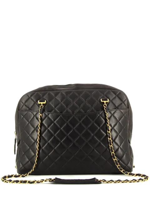 CHANEL Pre-Owned diamond quilted shoulder bag Brown 332700