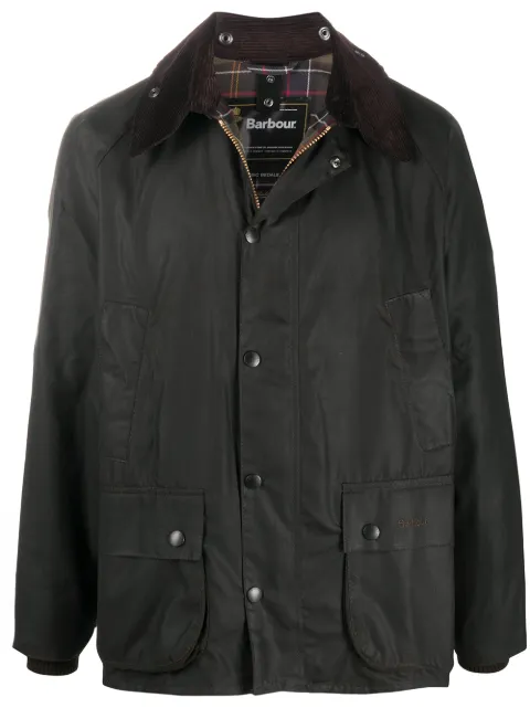 Barbour Bedale snap-fastening jacket Green MWX0010OL71