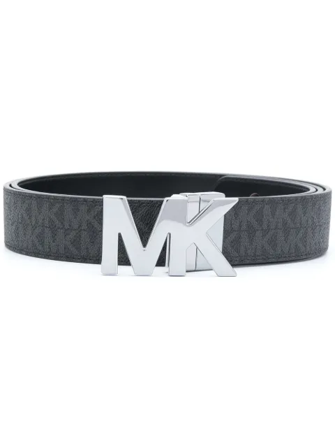 Michael Kors reversible logo buckle belt Black 39H9LBLY1U