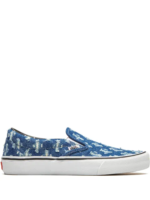 Vans x Supreme Slip-On Pro "Blue Hole Punch Denim" sneakers Blue VN0A38DD2DD