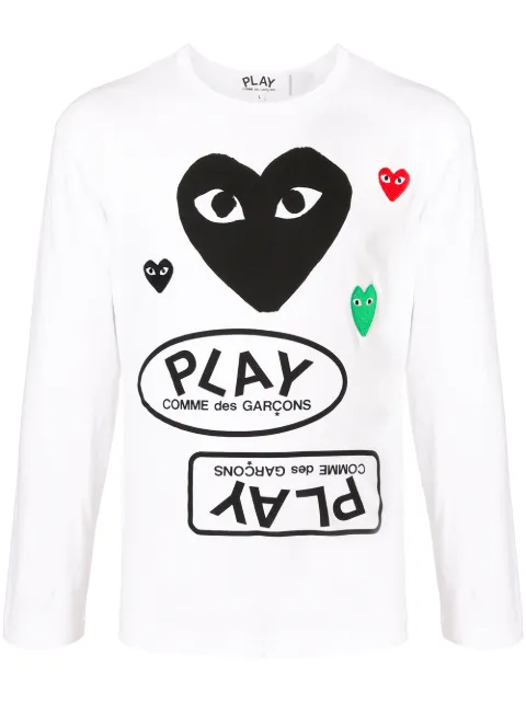 Comme Des Garçons Play Play T-shirt White P1T286