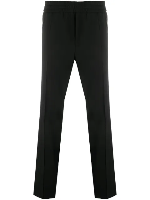 Moncler Grenoble mid-rise straight leg trousers Black F20972A70300539ZB