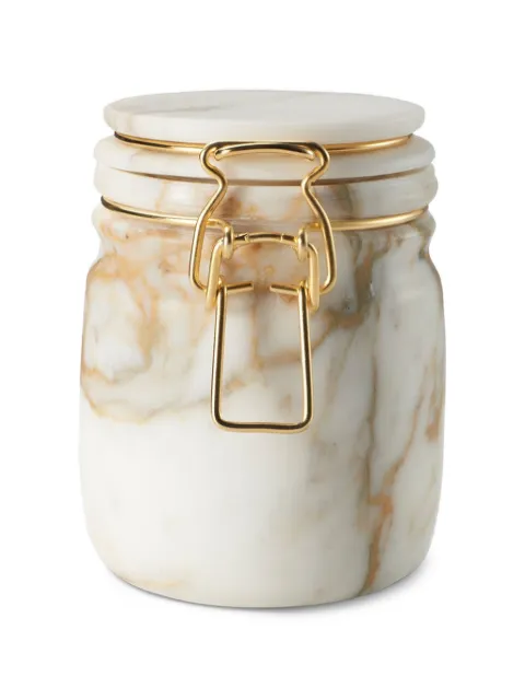 Editions Milano Miss Marble Calacatta jar White BA5042