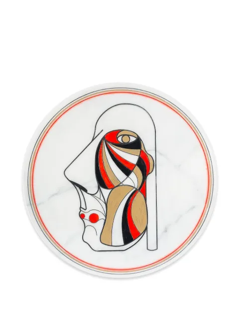 Editions Milano Marblelous I plate White LD2010