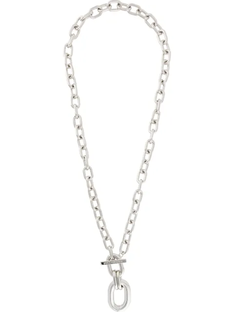 Rabanne toggle chain pendant necklace Silver 20HBB0088MET077