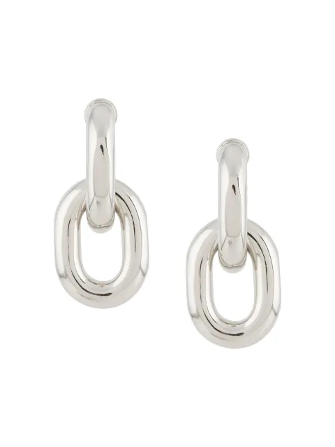Rabanne chunky drop-chain earrings Silver 20HBB0024MET083