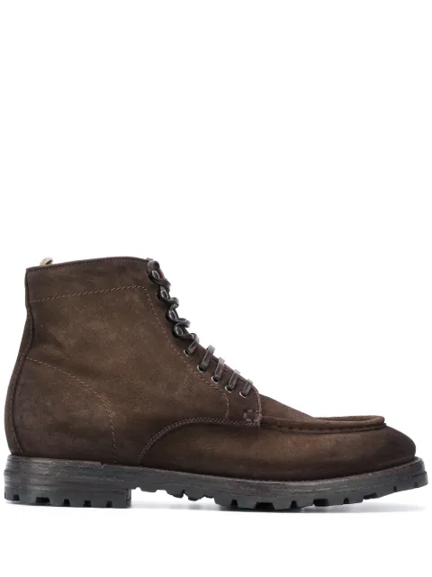 Officine Creative suede ankle boots Brown OCUVAIL010REPEAD372