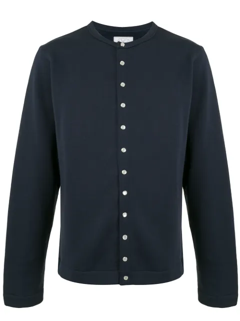 agnès b. Nacre snap T-shirt Blue ET84M001