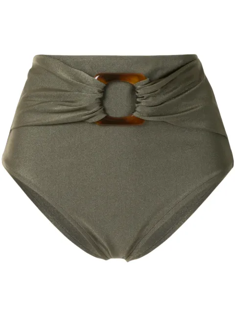 PatBO high-rise bikini bottoms Green HOT11443US