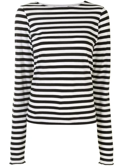 agnès b. Knox Ultra long-sleeve T-shirt White EG92JA93