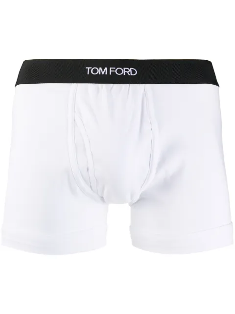 TOM FORD logo-waistband boxers White T4LC31040