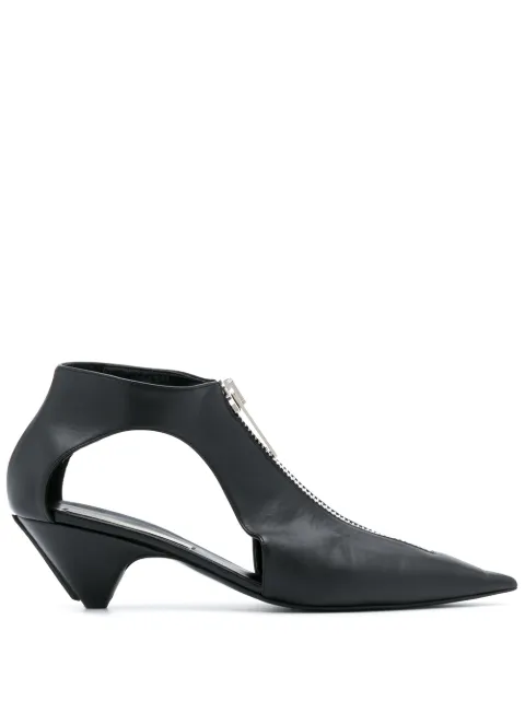 Stella McCartney cut-out pointed-toe pumps Black 800313W0YG0