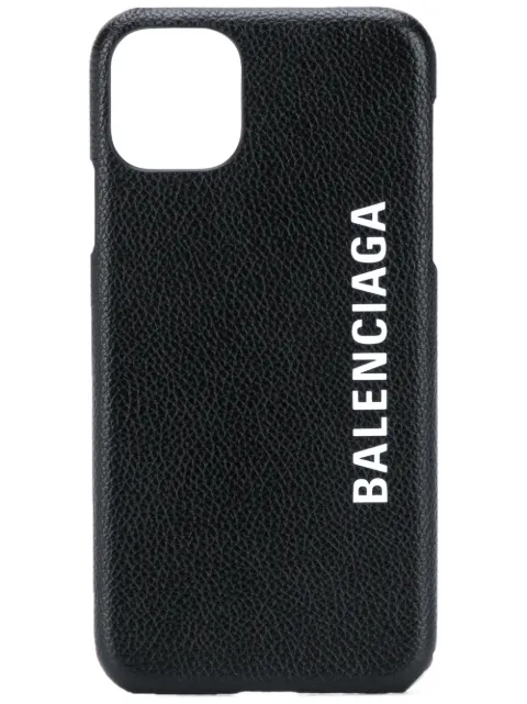 Balenciaga logo-print iPhone 11 Pro Max case Black 6183881IZD0