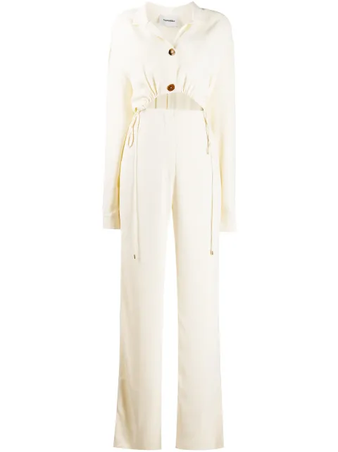 Nanushka cut-out jumpsuit Neutrals NW21RSJS00371