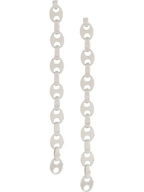 Rabanne chain link earrings Silver 20ABB0126MET112