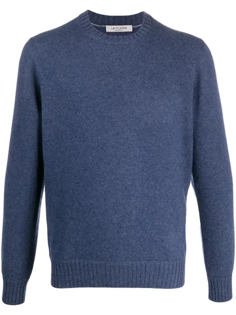 Fileria crew neck cashmere jumper Blue 5710620201