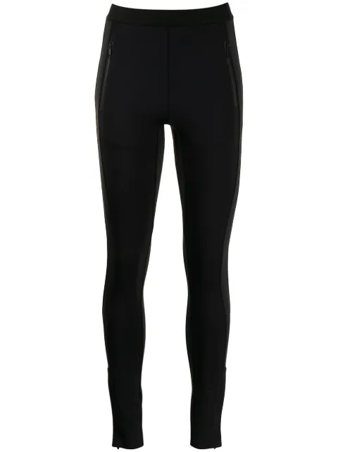 3.1 Phillip Lim Everyday zip-detail leggings Black DTC15046LCK