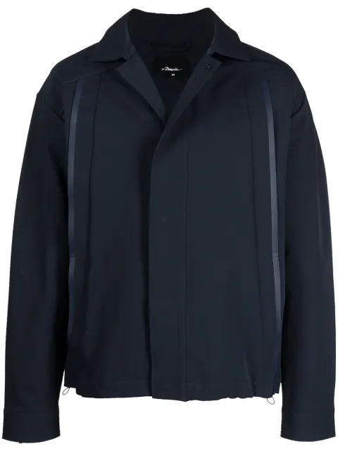 3.1 Phillip Lim The Coach shirt jacket Blue DTC16245SCIM