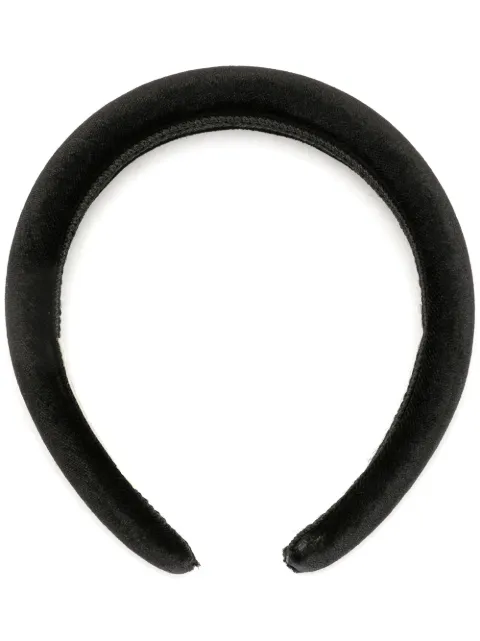 Jennifer Behr Tori velvet hairband Black 48BD6