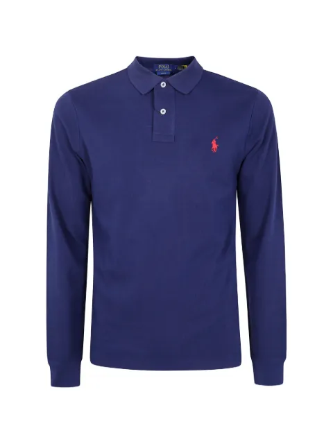 Polo Ralph Lauren logo-embroidered polo shirt Blue 710681126038