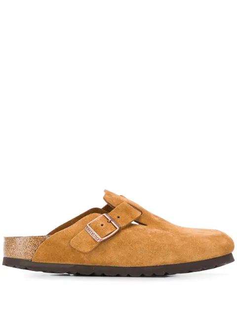 Birkenstock Boston suede mules Neutrals 1009543